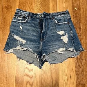 Abercrombie & Fitch mom short high rise jean shorts